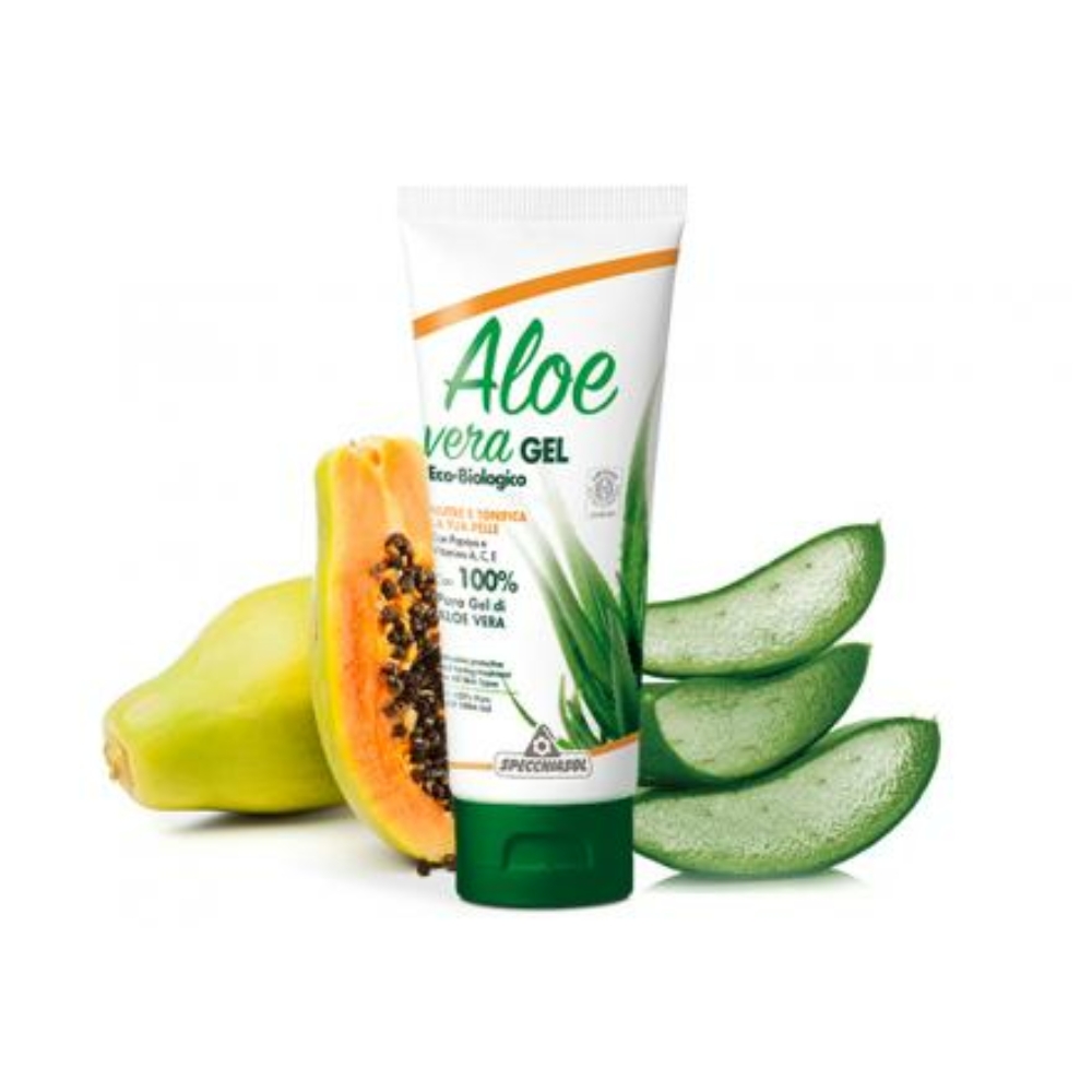 Specchiasol® Aloe vera gél papaya - vitaminok és narancs illóolaj erejével.