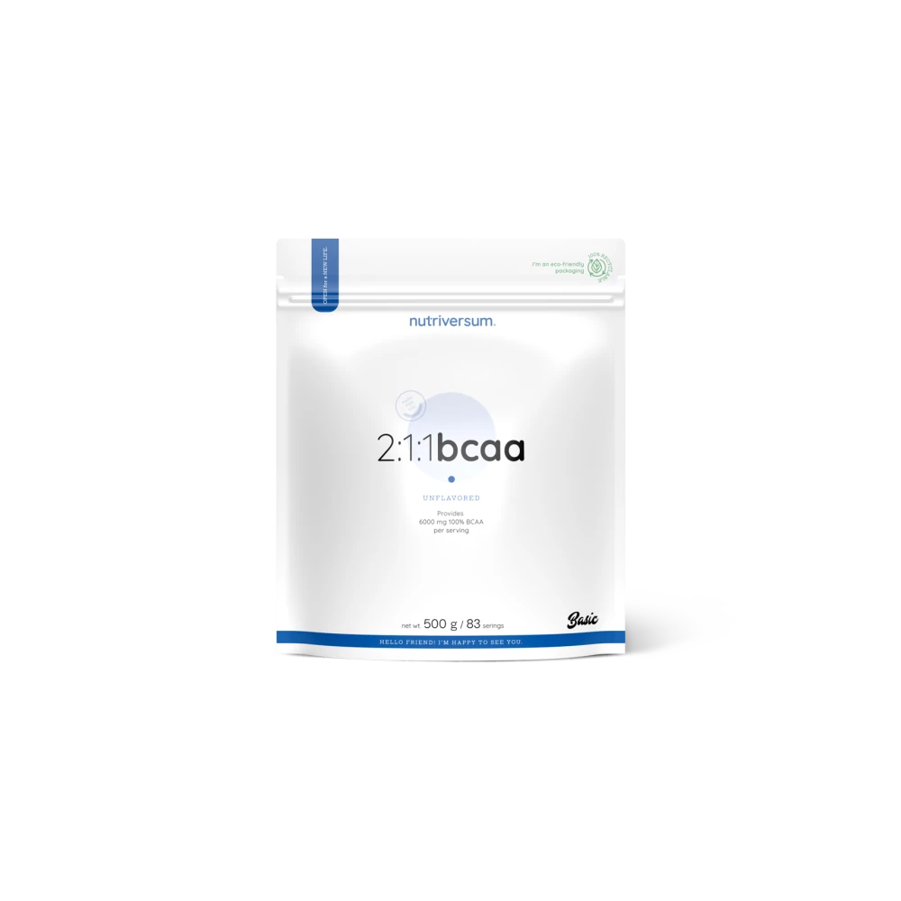 2:1:1 BCAA por ízesítetlen 500 g - Nutriversum