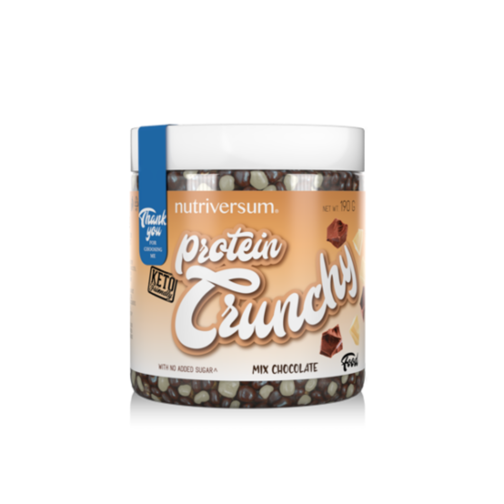 Protein Crunchy - 190 g - FOOD - Nutriversum - tej-fehércsokoládé mix