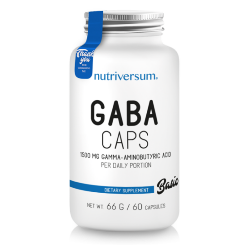 GABA - 60 kapszula - BASIC - Nutriversum - ízesítetlen