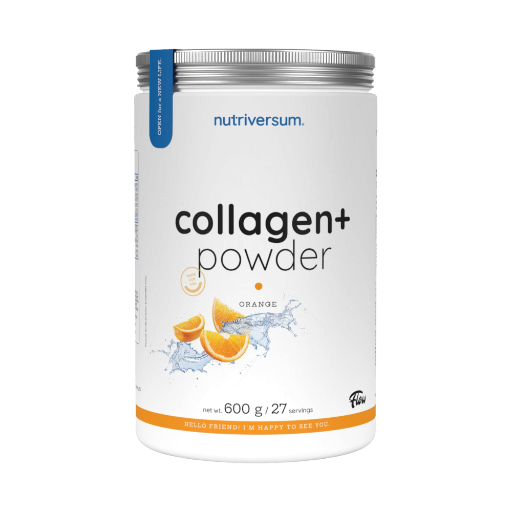 Collagen+ Powder 600 g narancs kollagén italpor - 2 íz - Nutriversum