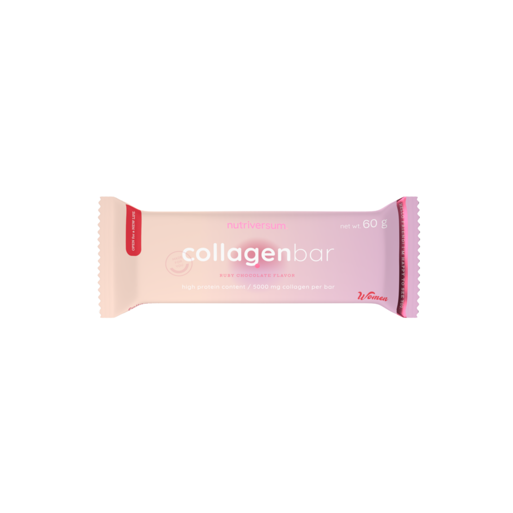 Collagen Bar 60 g Ruby csokoládé 60 g - 3 íz - Nutriversum