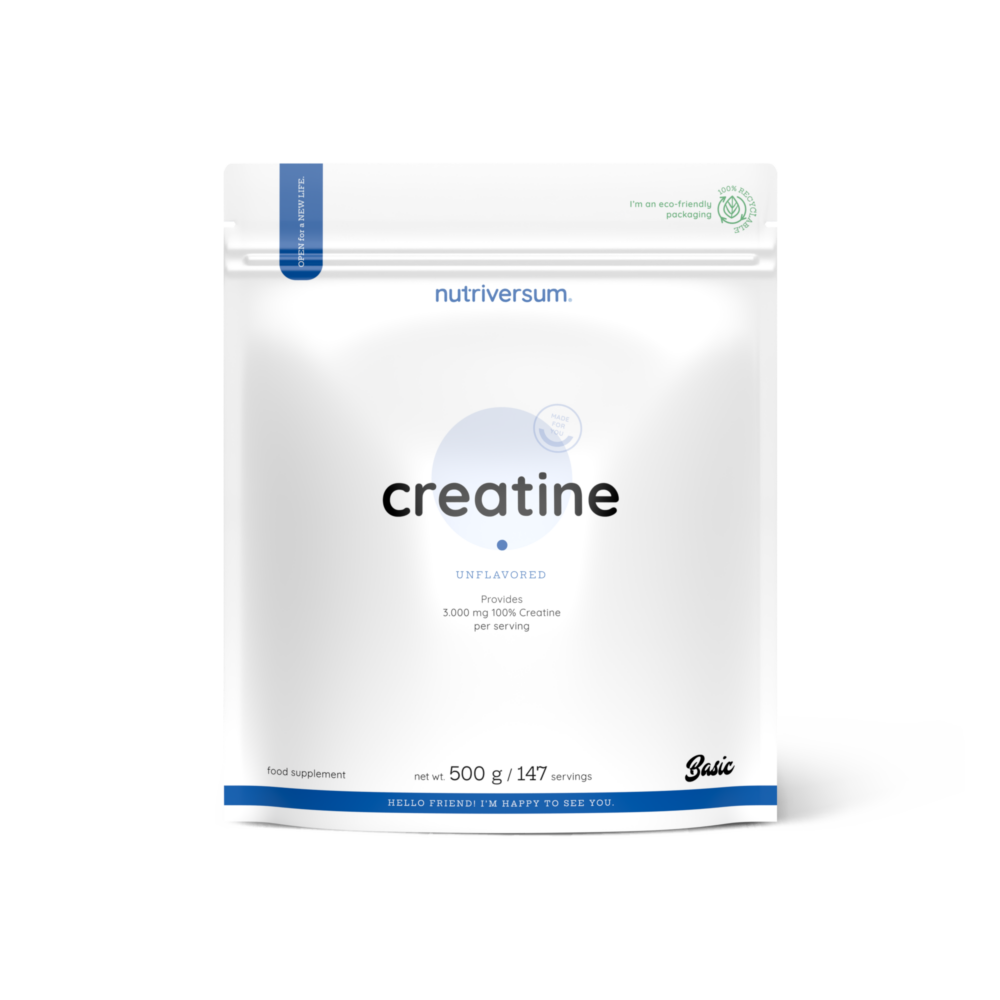 Creatine 500 g kreatin monohidrát por Több kiszerelés - Nutriversum