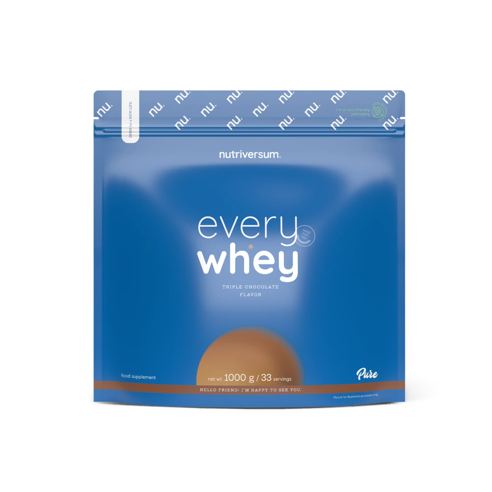 Every Whey protein por 1000 g - 4 íz - Nutriversum