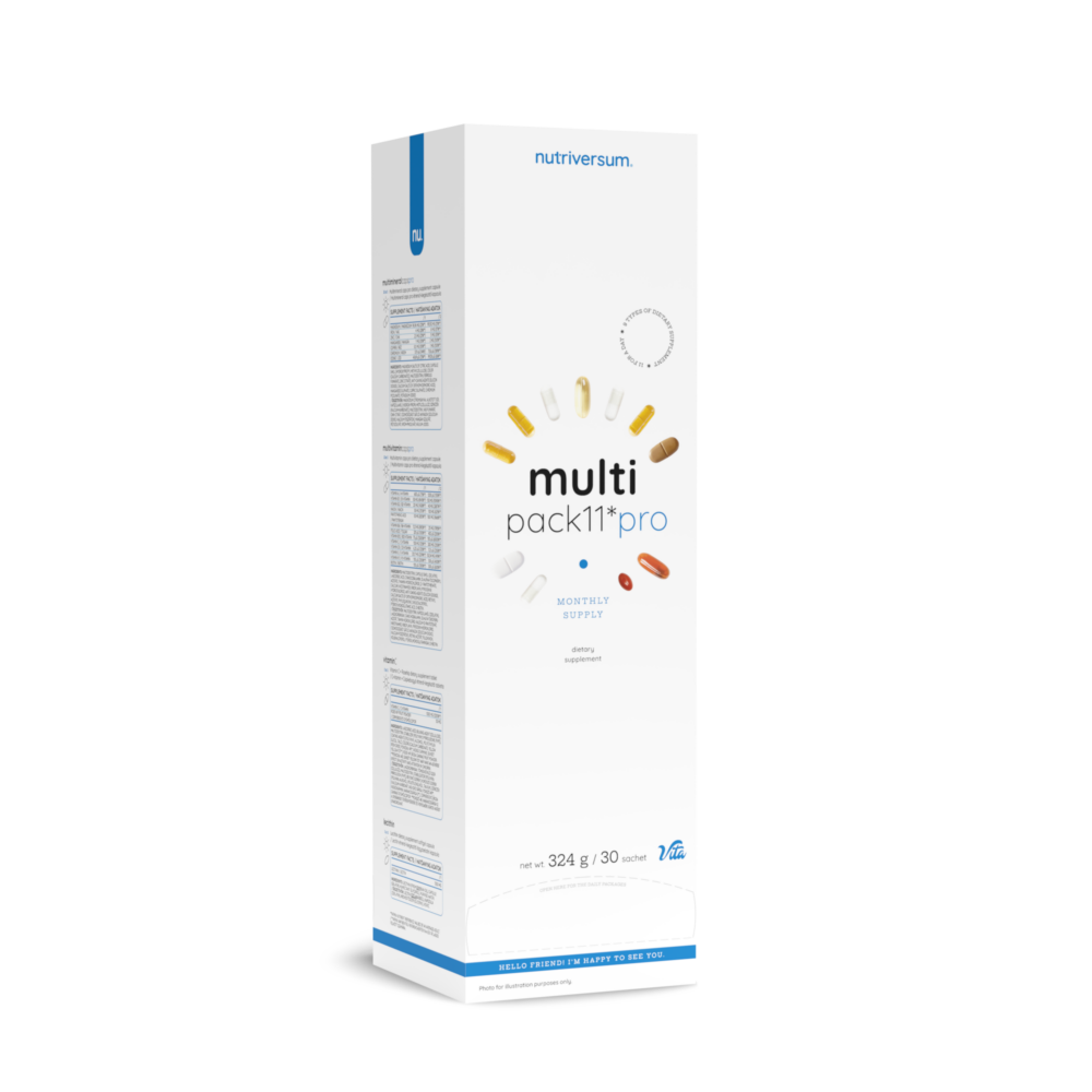 Multi Pack 11 PRO multivitamin csomag 30 csomag - Nutriversum