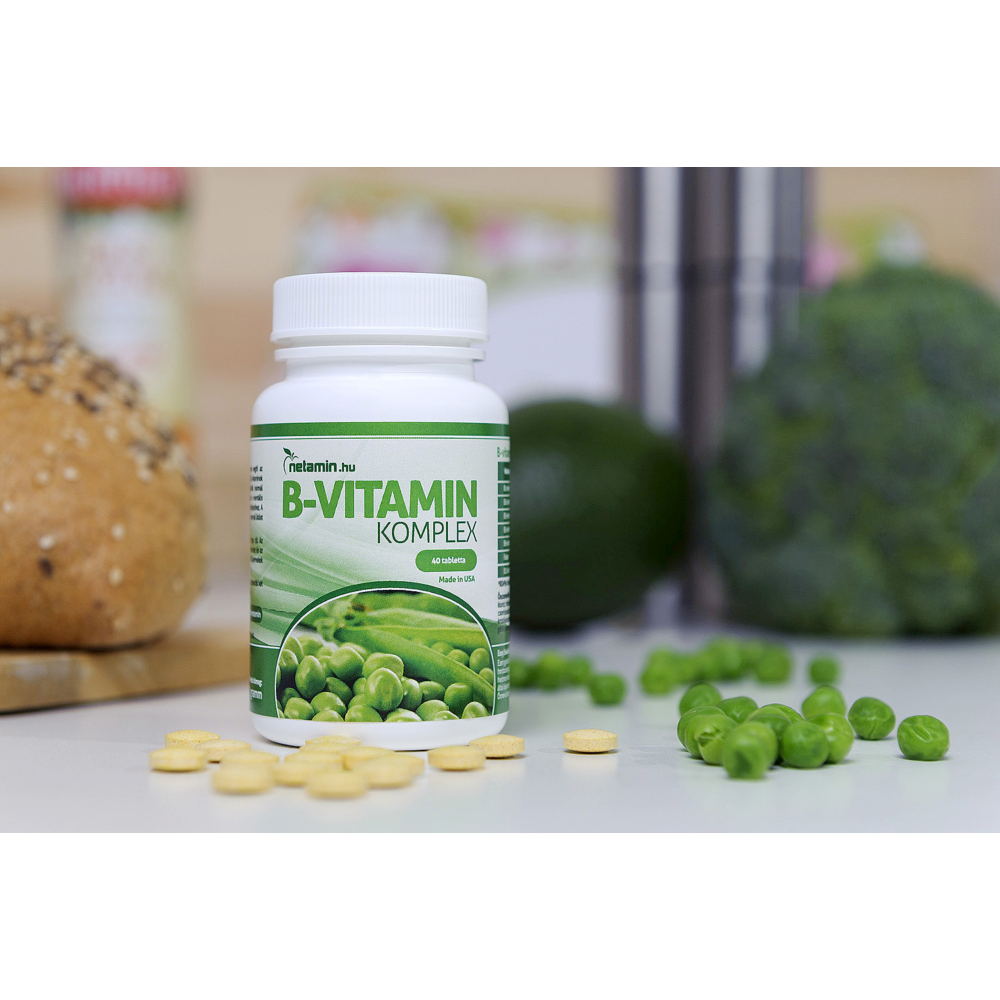 Netamin B-vitamin komplex tabletta – 40db