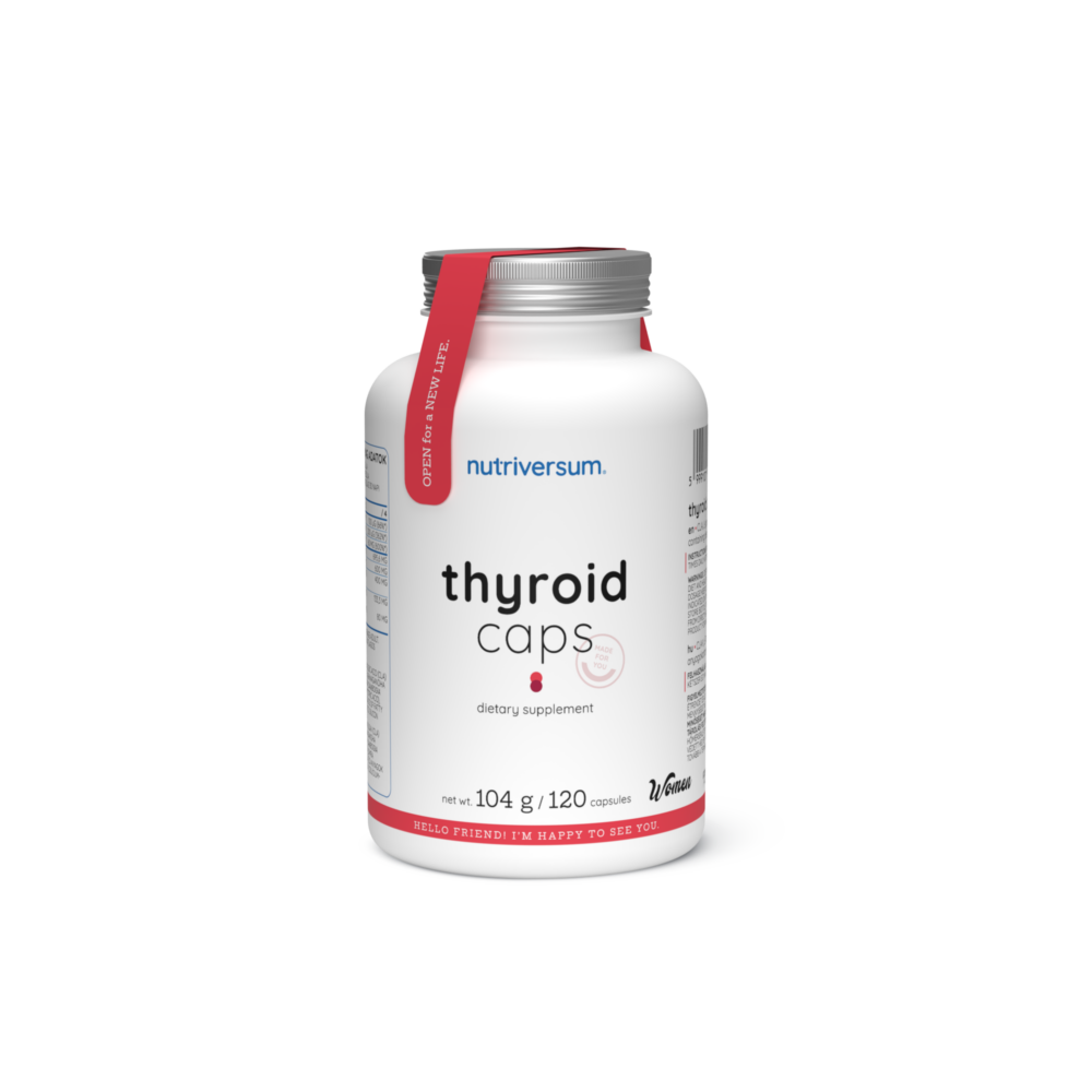 Thyroid Caps tirozin kapszula 120 kapszula - Nutriversum