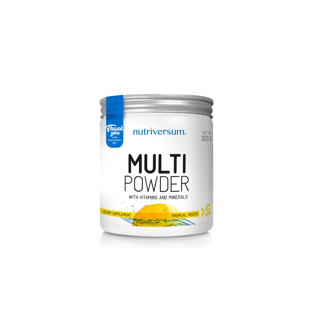 Multi Powder - 300 g - VITA - Nutriversum - trópusi gyümölcs