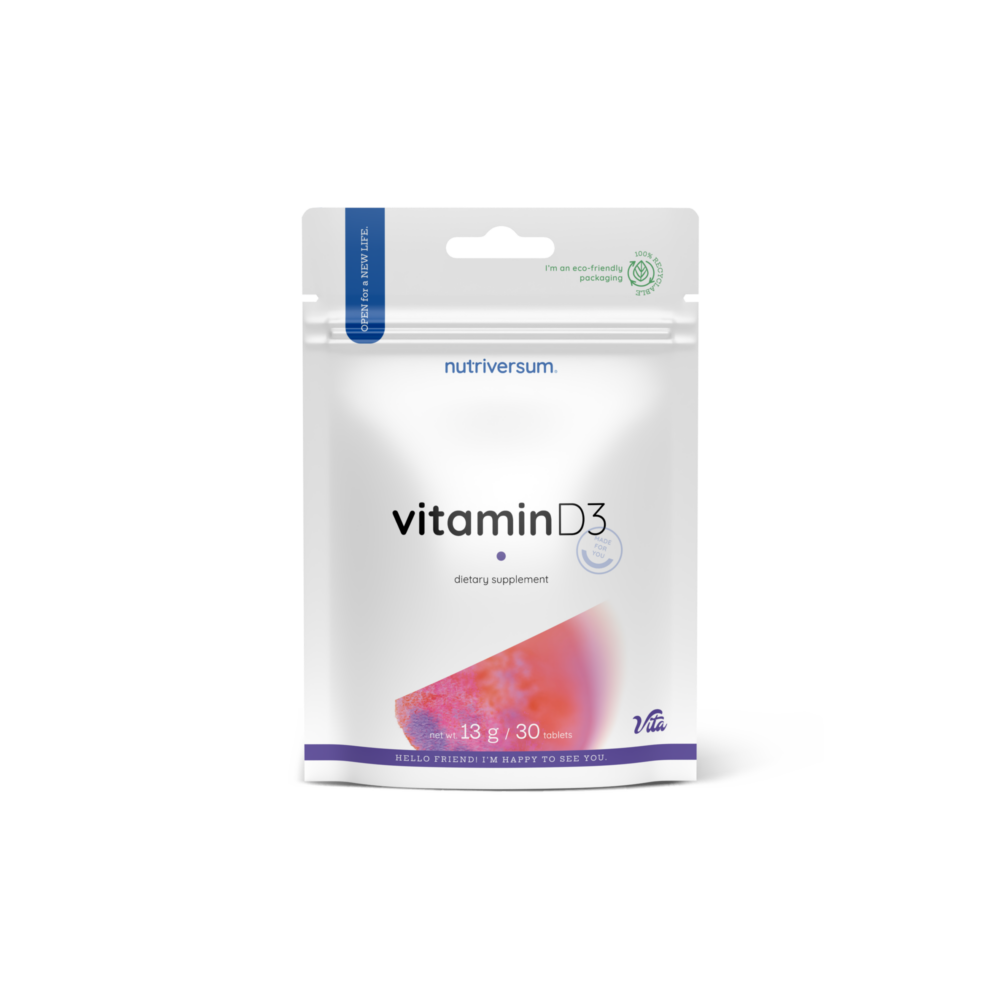 Vitamin D3 30 tabletta - Nutriversum