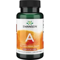 SWANSON A-vitamin gélkapszula 10.000 NE (3.000 mcg RAE) / 250 db