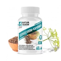 Natur Tanya® 3000mg Kapormag kivonatot és 120mcg szerves krómot tartalmazó étrend-kiegészítő tabletta