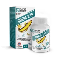 Natur Tanya OMEGA-3 TG - Vadvízi halolaj, 3375 mg Omega-3 zsírsav tartalommal, triglicerid formában 
