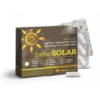 Olimp Labs® beta-SOLAR® Világszabadalommal védett bőrvitamin - Melanóma ellenes katekinekkel, 55% EGCG! 14 összetevő.